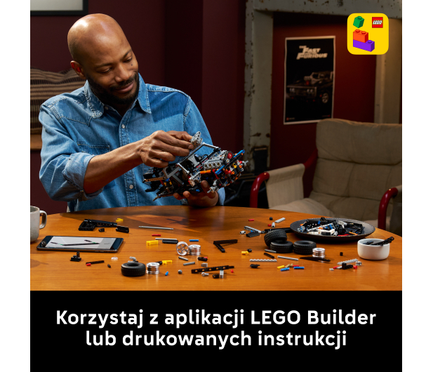 LEGO TECHNIC 42231 Samochód Fast and Furious Dodge Charger R/T - 1529761 - zdjęcie 8